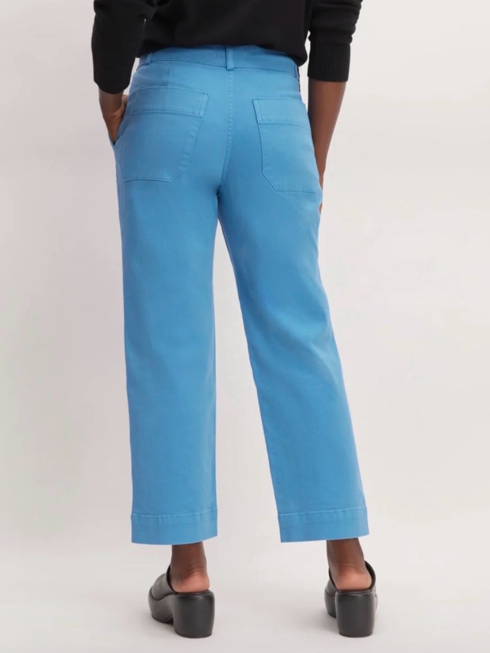Everlane Organic Straight Leg Pants Blue 0